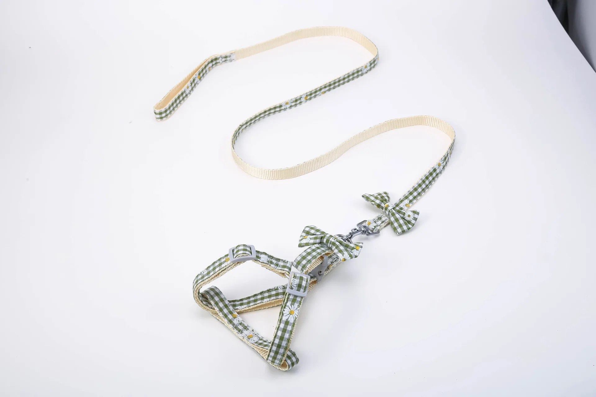 Поводок для собак Регулируемый мягкий двухслойный с милым бантом прогулок и |