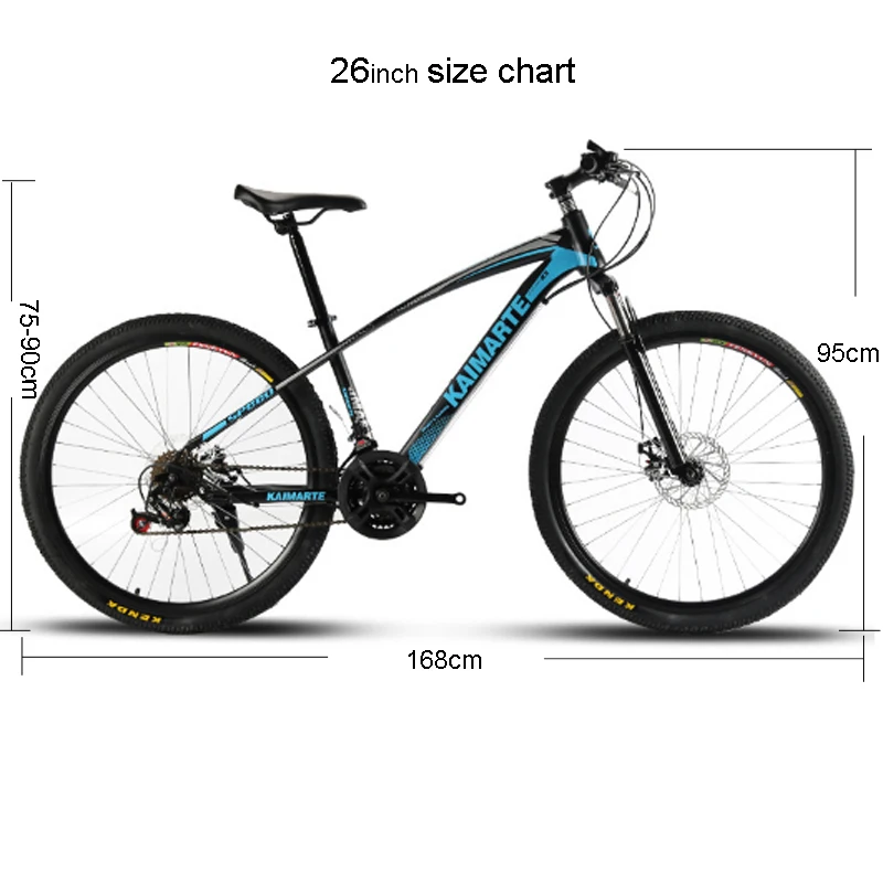 

24 and 26 inch mountain bike 21 speed bicycle front and rear disc brakes bike with shock absorbing riding bicycle