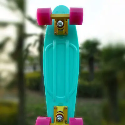 22 &quotскейтборд мини круизер доска Ретро мальчик девочка Скейтборд Полный Пенни