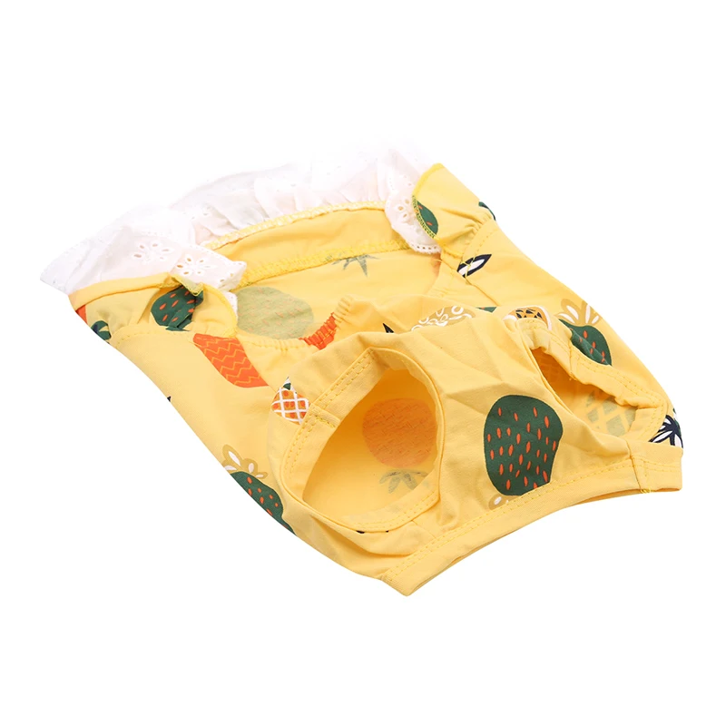 Одежда для домашних животных на весну и лето платье с принтом ананасов собак