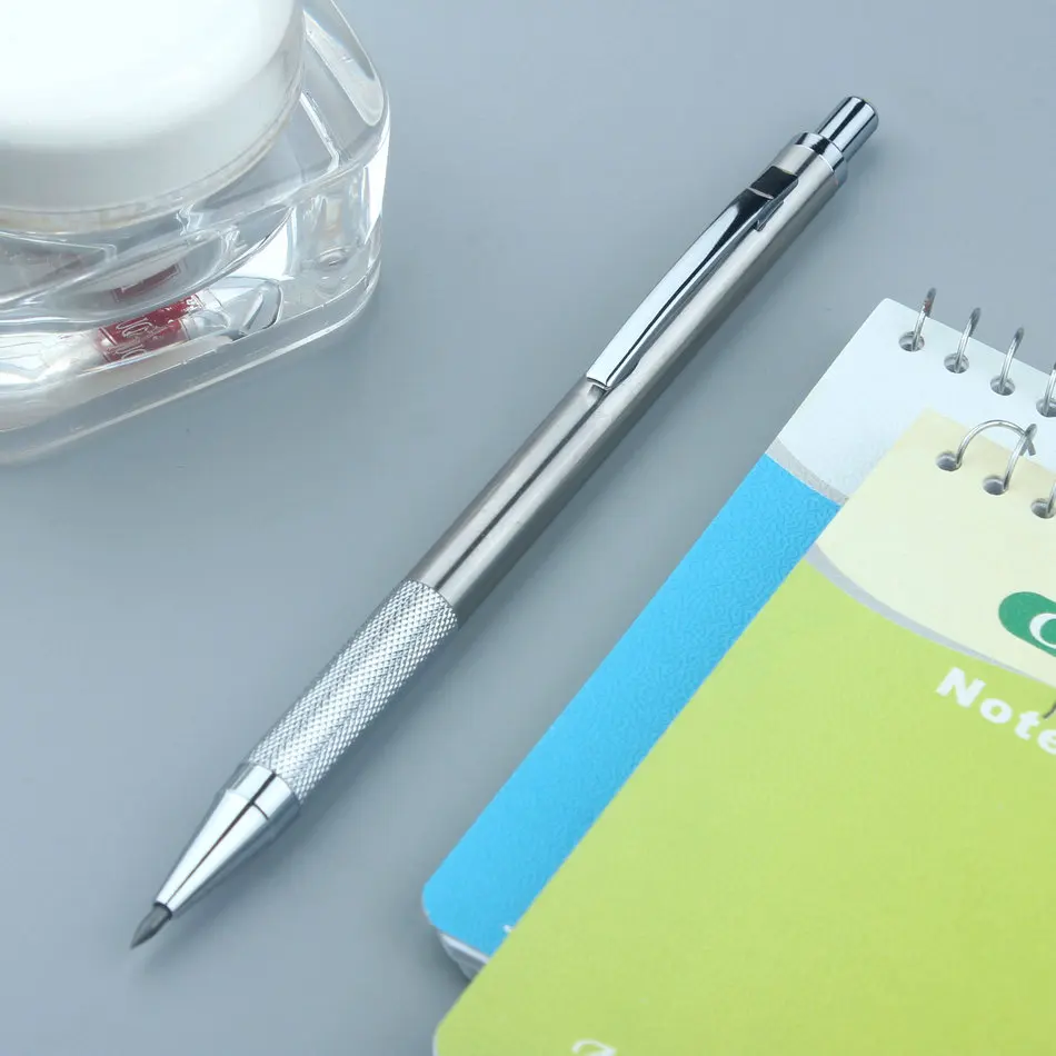 

2.0mm Drawing Automatic Pencil All Metal Pen Holder Times Good Animation Sketch Low Weight Color Core and Lead Core