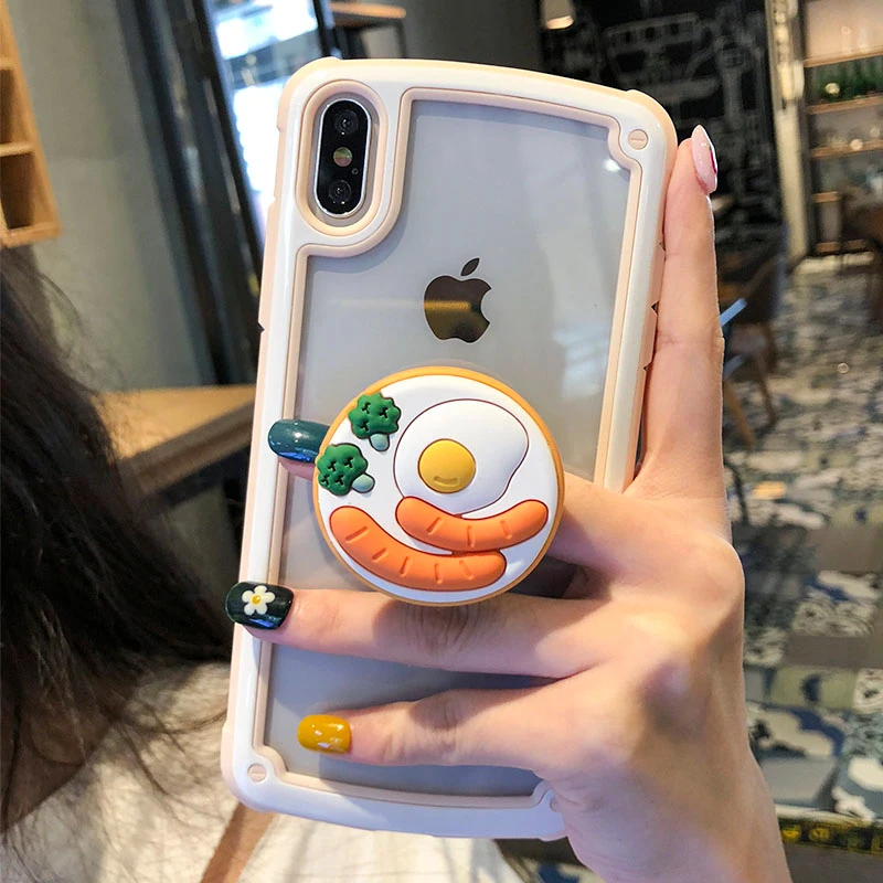 Серебристый Для iphone XS Max X XR Sailor moon sakura melody полное покрытие Броня чехол для iphone 11 pro 8 plus 7 6S противоударный чехол+ подставка - Цвет: Серебристый