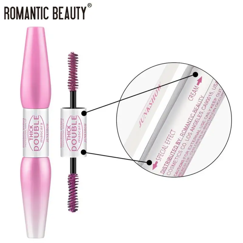 

Romantic Beauty Double-head Colorful Mascara Waterproof Long Lasting Quick Dry Mascara Lengthening Thick Curling Makeup TSLM1