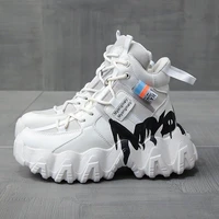 high top chunky sneakers women designer platform shoes female basket femme sapatos winter thick bottom lady trainers women shoes