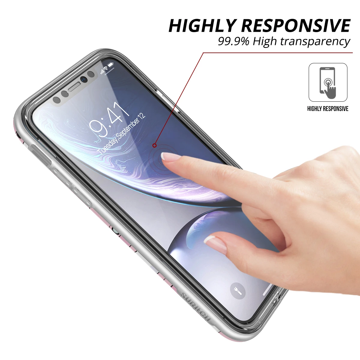 2 в 1 мраморный чехол для iPhone 11 Pro Max силиконовый мягкий TPU 360 полная защита от ударов крышка XR Xs прозрачная.