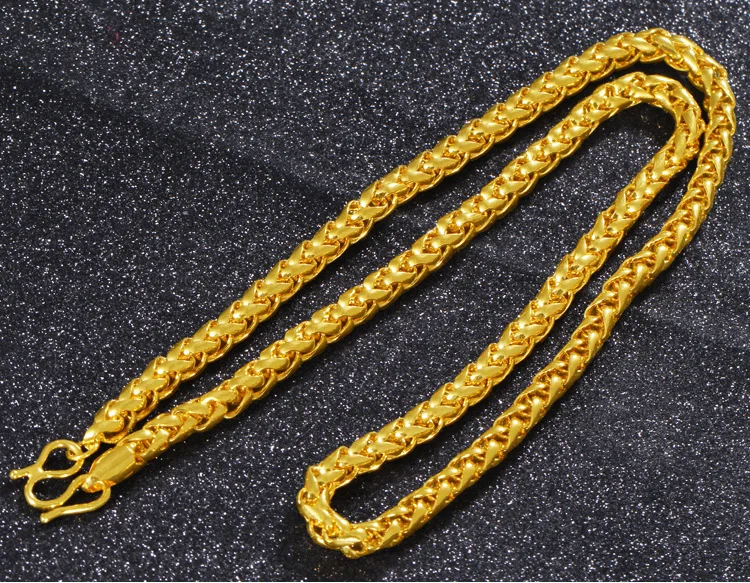 Цепочка из 18 каратного золота не выцветает навсегда для мужчин и женщин