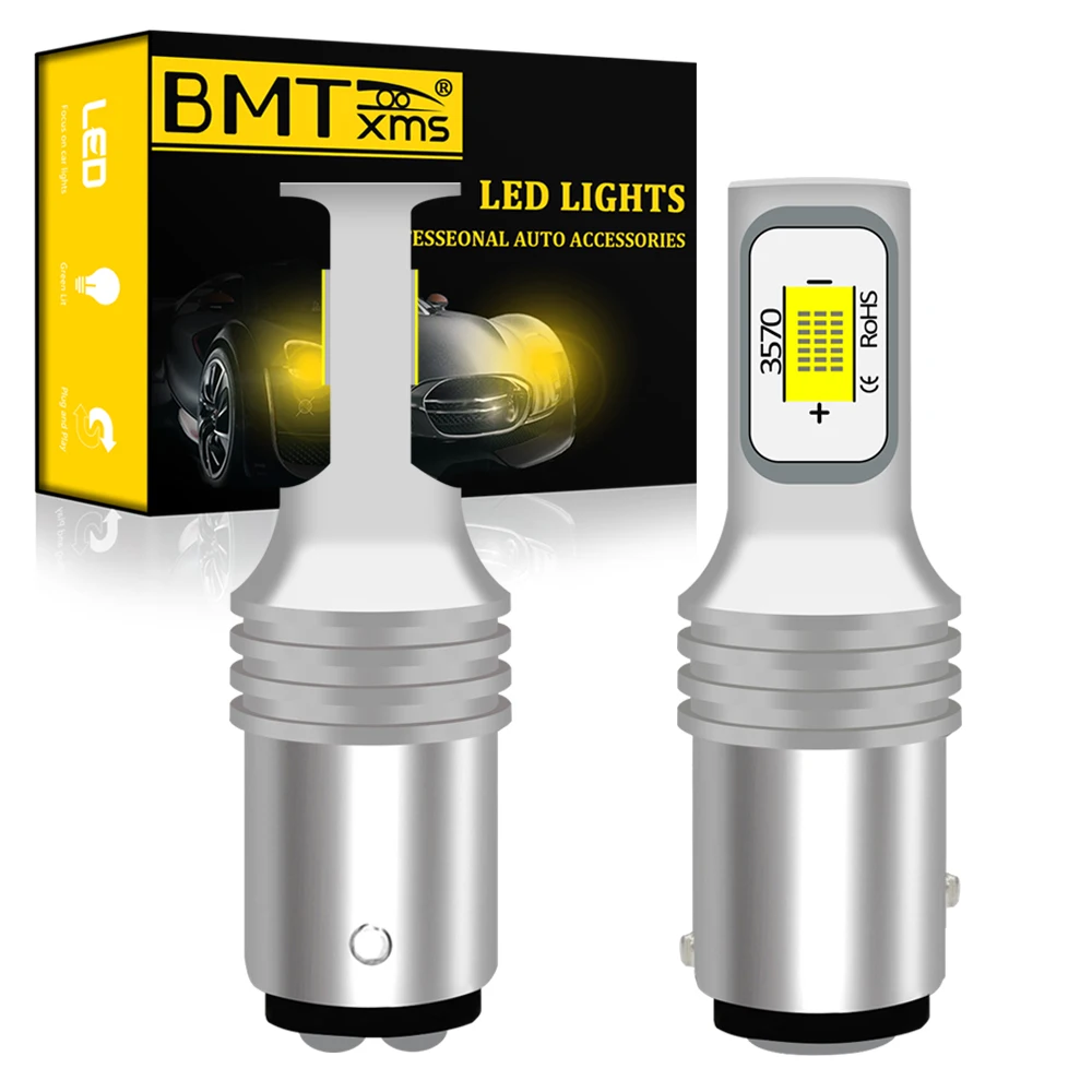 BMTxms 2 шт. Canbus 1156 BA15S P21W R5W R10W светодиодный 1157 P21/5 Вт BAY15D лампы W21W W21/5 7443 со