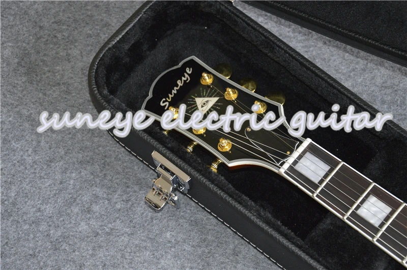 Горячая продажа Suneye пользовательские электрогитары блок жемчужный