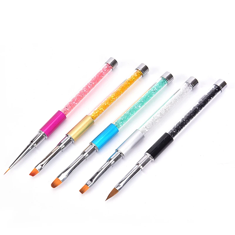 Линия цветок ручка Раскрашивание дизайн акриловый гель для ногтей кисти дизайна