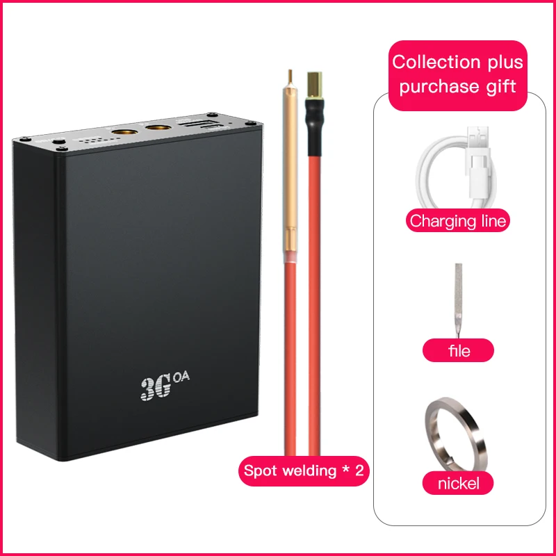 

3GOA Mini Adjustable 6-Speed Pulse Time Micro Spot Welders With Pens Nickel Strip Connector Battery Flex Soldering Repair Tool