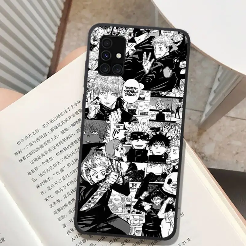 

New Anime Jujutsu Kaisen Phone Case for Samsung A91 01 10S 11 20 21 31 40 50 70 71 80 A2 CORE A10