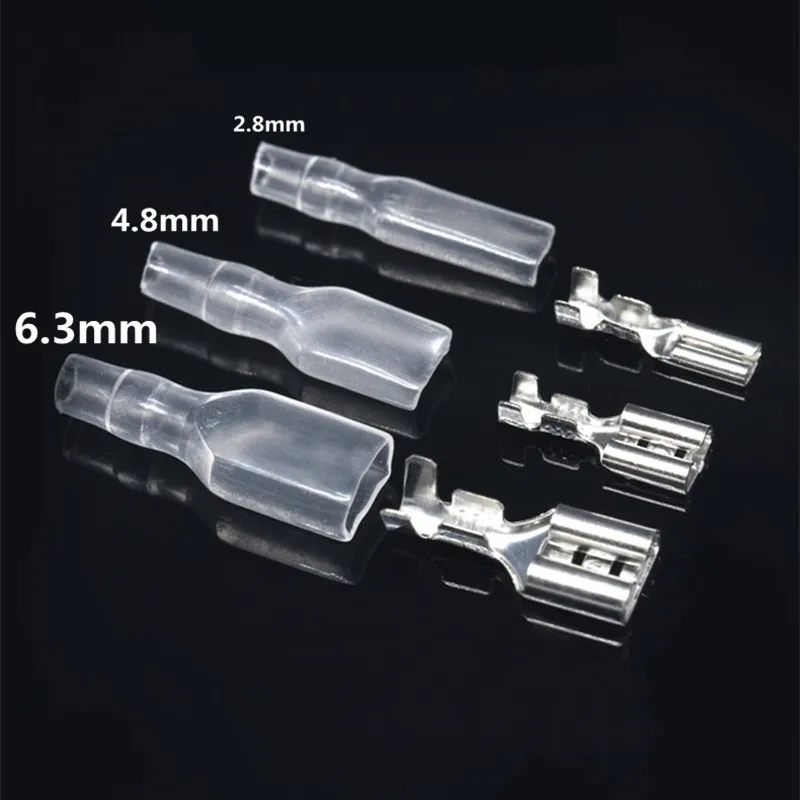 Терминал Faston с изоляцией для провода 2 8 мм 4 6 3