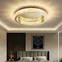 2021 New Luxury crystal ceiling chandelier living room simple bedroom lamp luxury high end post modern ceiling lamps