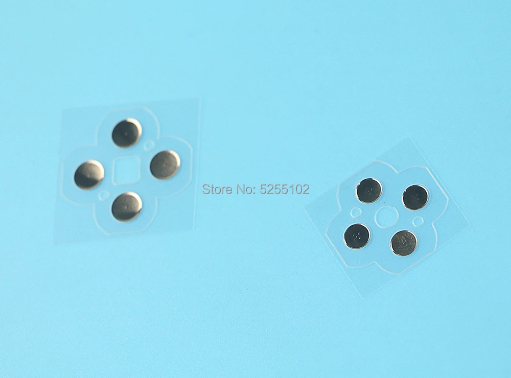 Проводящая полоска ABXY кнопок с крестовиной для Nintend 3DS из металлической проводящей пленки, набор D-Pad.