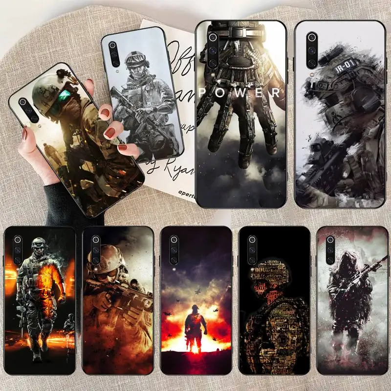 PENGHUWAN мощный армейский солдат Роскошный Уникальный Дизайн чехол для телефона Redmi