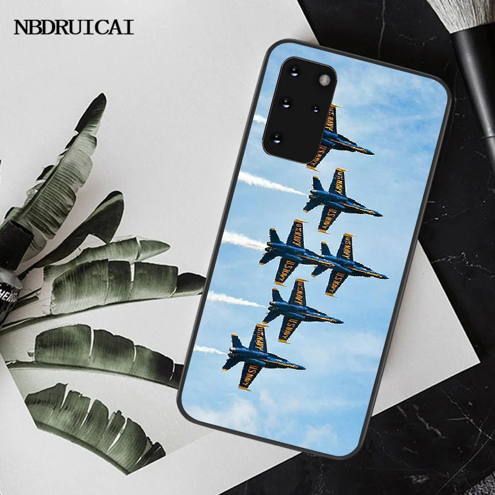 NBDRUICAI боевой военный самолет ТПУ Мягкий силиконовый чехол для телефона Samsung S20 plus