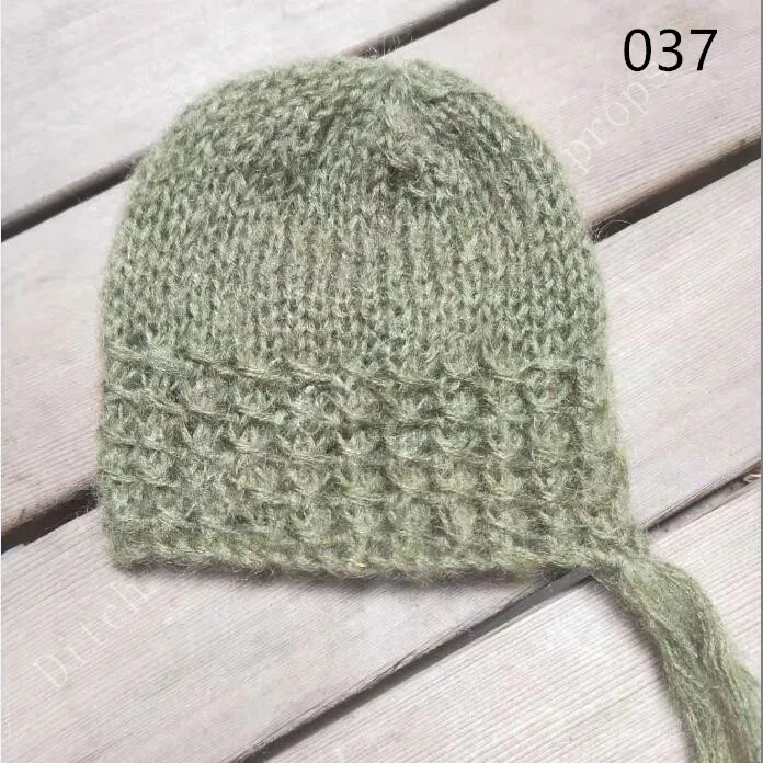 Ручная работа детский ручной вязки мохер капот Детские фотографии реквизит.