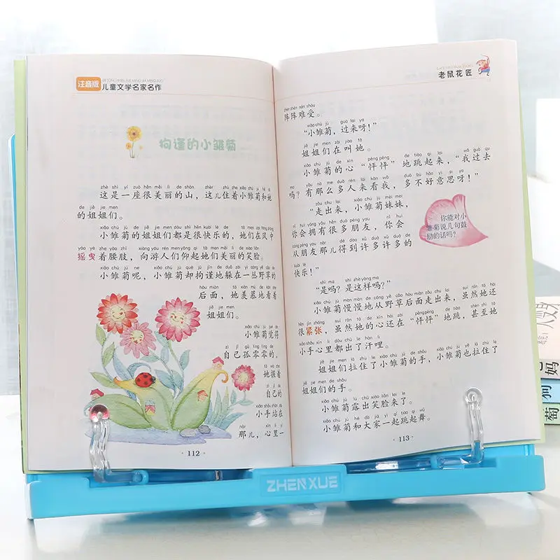 Портативная подставка для книг держатель чтения полка документов складной