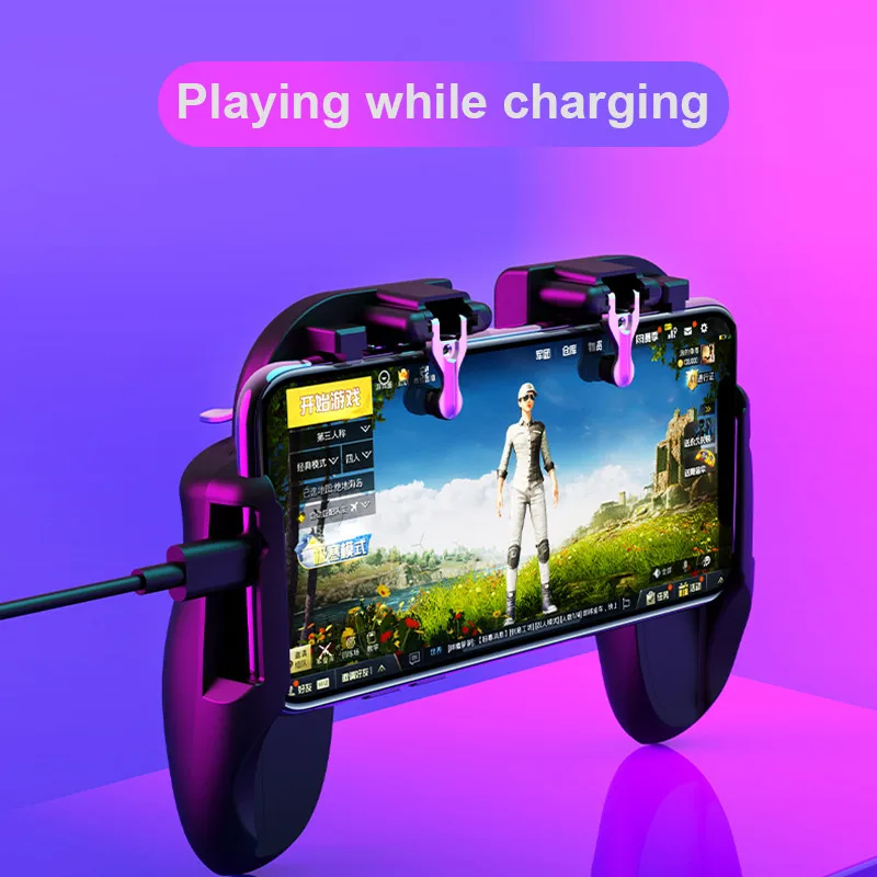 Mobile Phone Cooler Pubg Controller Gamepad Shooter Mute Fan Joystick Joypad Portable | Игрушки и хобби