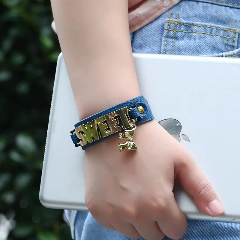 2019 индивидуальный браслет из натуральной кожи модное украшение для мужчин и