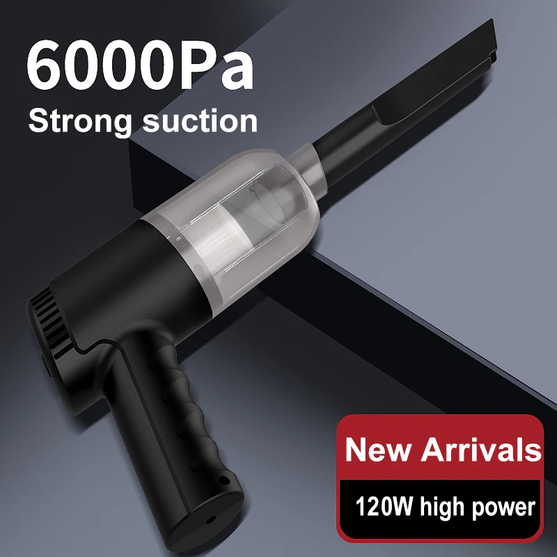 

Портативный автомобильный пылесос, 7,4 В/12 В, 6000 Па