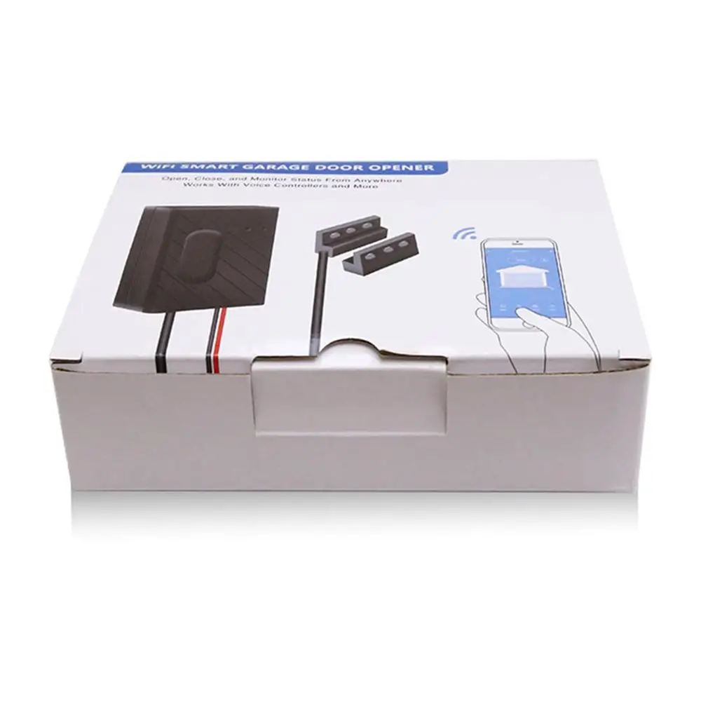 

Smart Wifi Garage Door Switch Remote App And Voice Control History Record Wide Compatibility Reminder