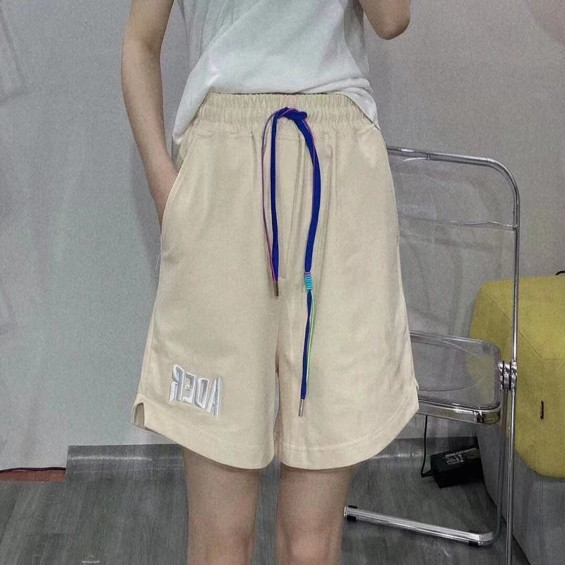

Oversize ADER Embroidery Logo Ader Error Boxy Shorts Women Men Casual 1:1 High Quality Ader Error Drawstring Short Pant Skin Tag