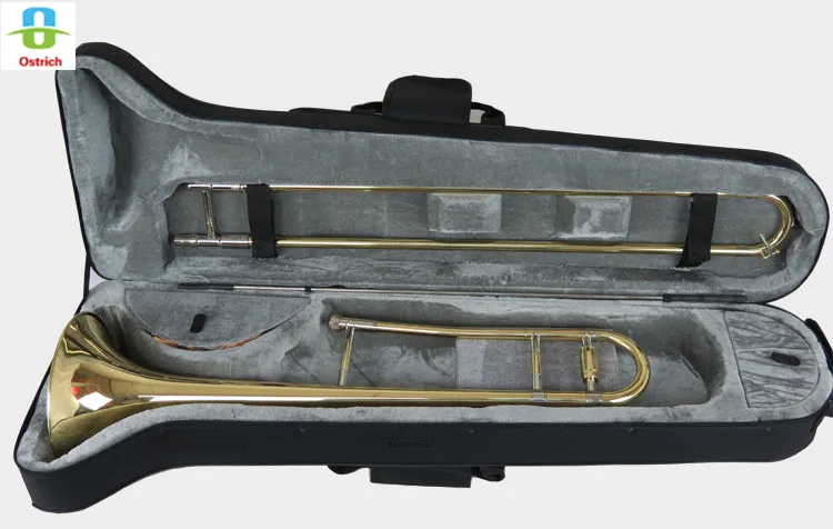 Тромбоновый тенор Bb/F ключ Отличная техника звук Профессиональный латунный