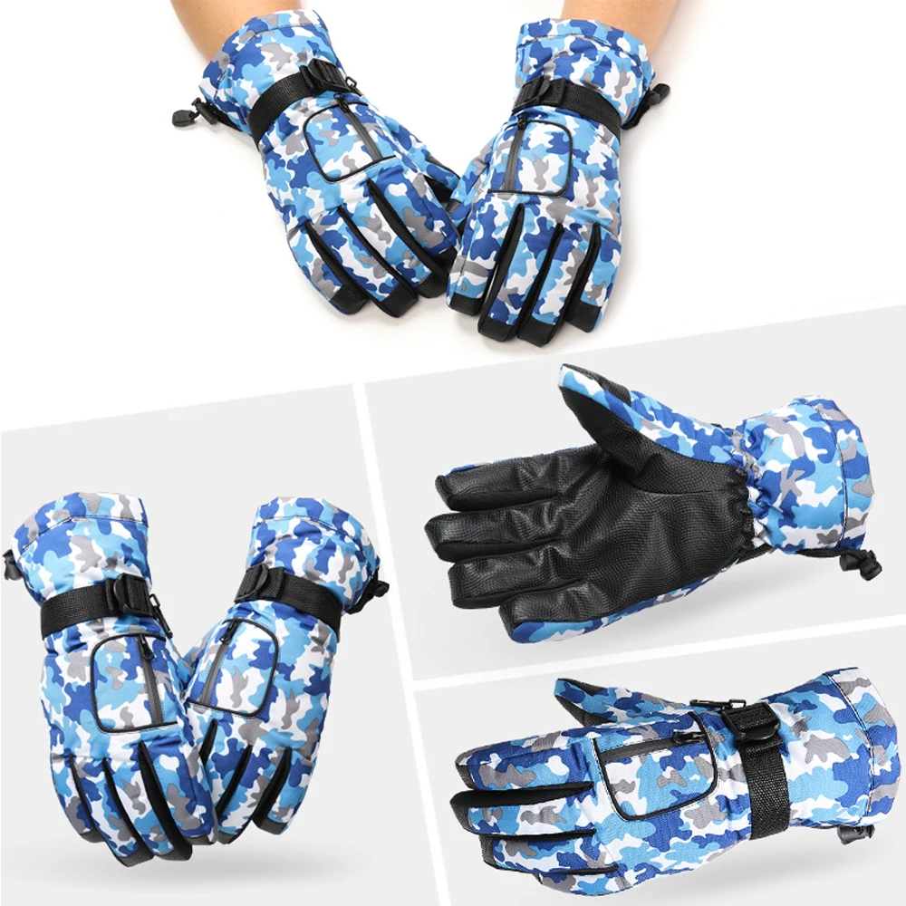 DMAR камуфляжные лыжные перчатки мужские водонепроницаемые сноуборд с подогревом
