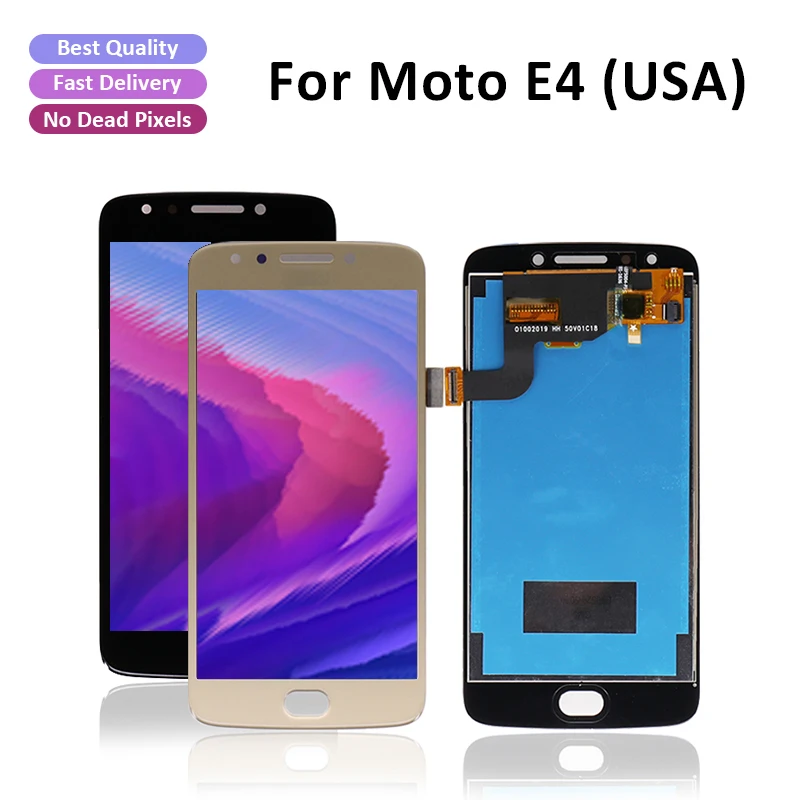 ЖК дисплей для Motorola Moto E4 XT1767 сенсорный экран дигитайзер в сборе версия США|Экраны