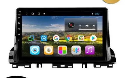 

9" octa core 1280*720 QLED screen Android 10 Car GPS video player Navigation for Kia K3 forte Cerato 2019-2021