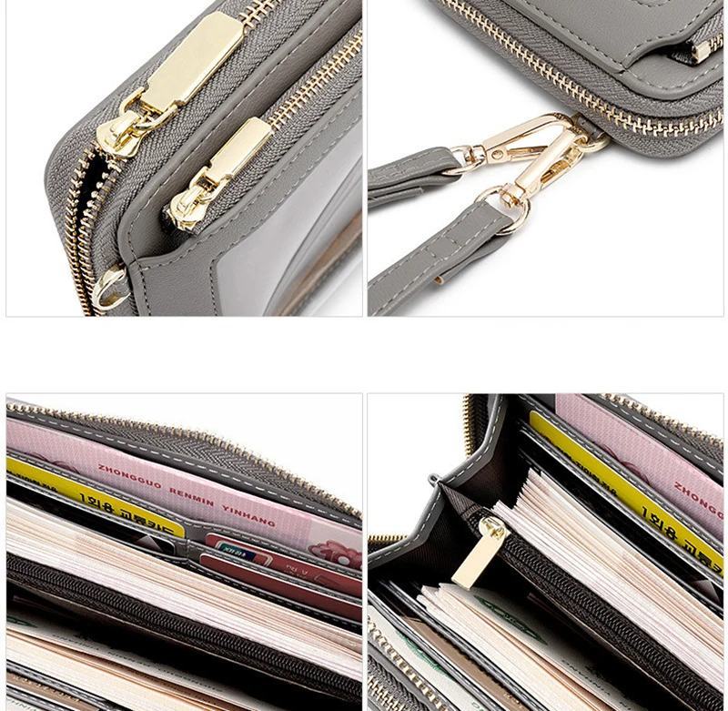 Женский кошелек для мобильного телефона с несколькими карманами Сумочка на