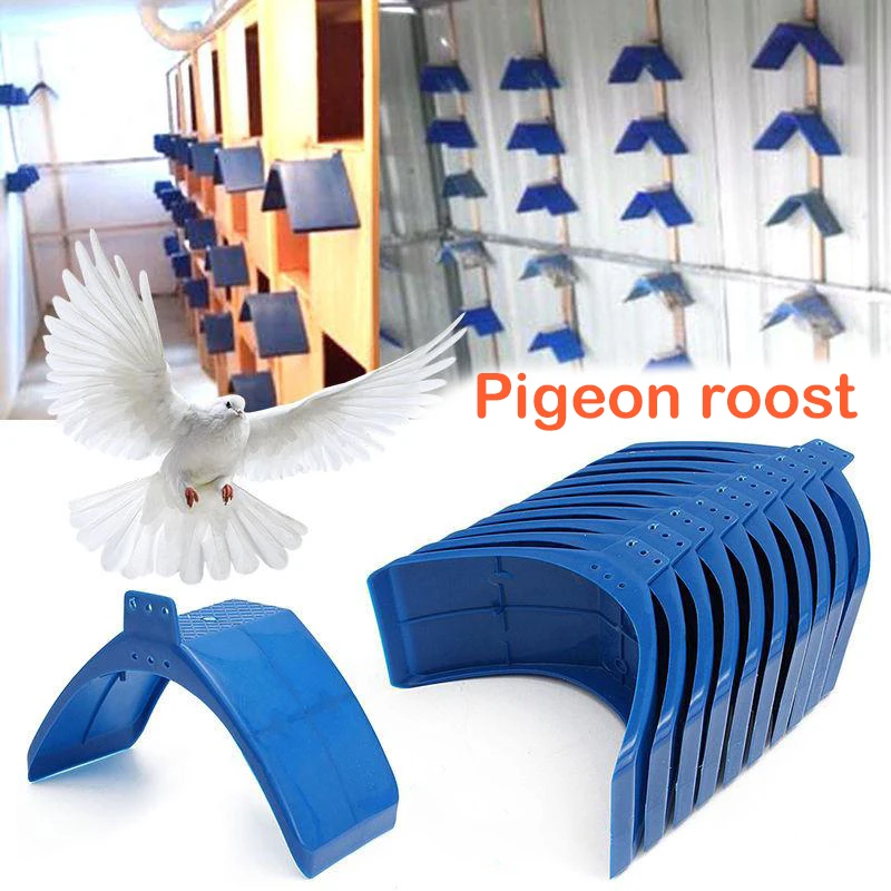 

1/5/10pcs Pigeon Perch Dove Rest Stand Frame Grill Dwelling Roost Bird Supplies Bird Perch Stand Blue LB88
