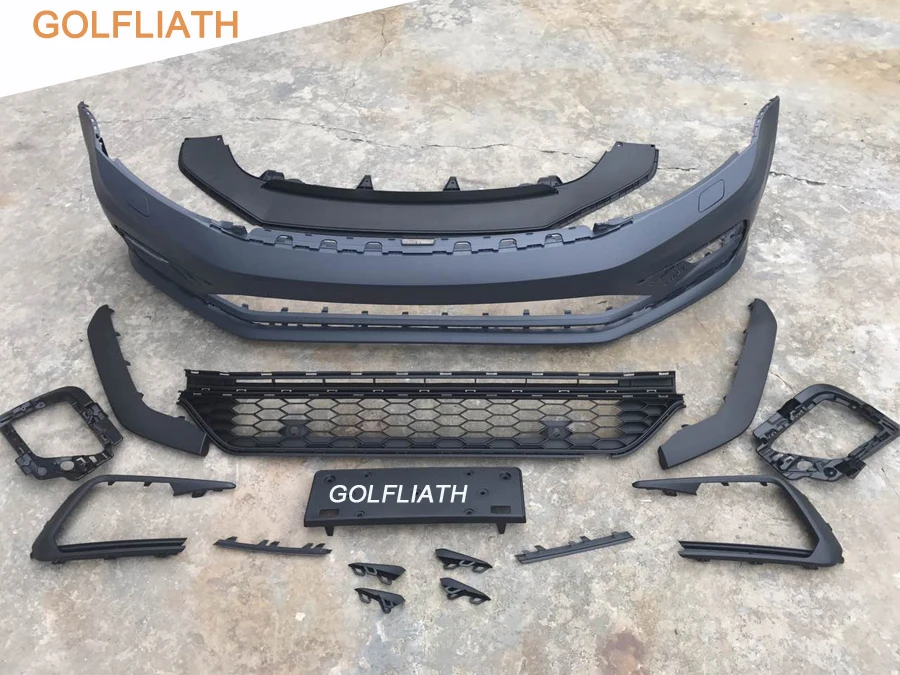 GOLFLIATH Новое поступление GLI style PP + ABS передняя фотовспышка для Jetta MK6 2016 2017|front bumper