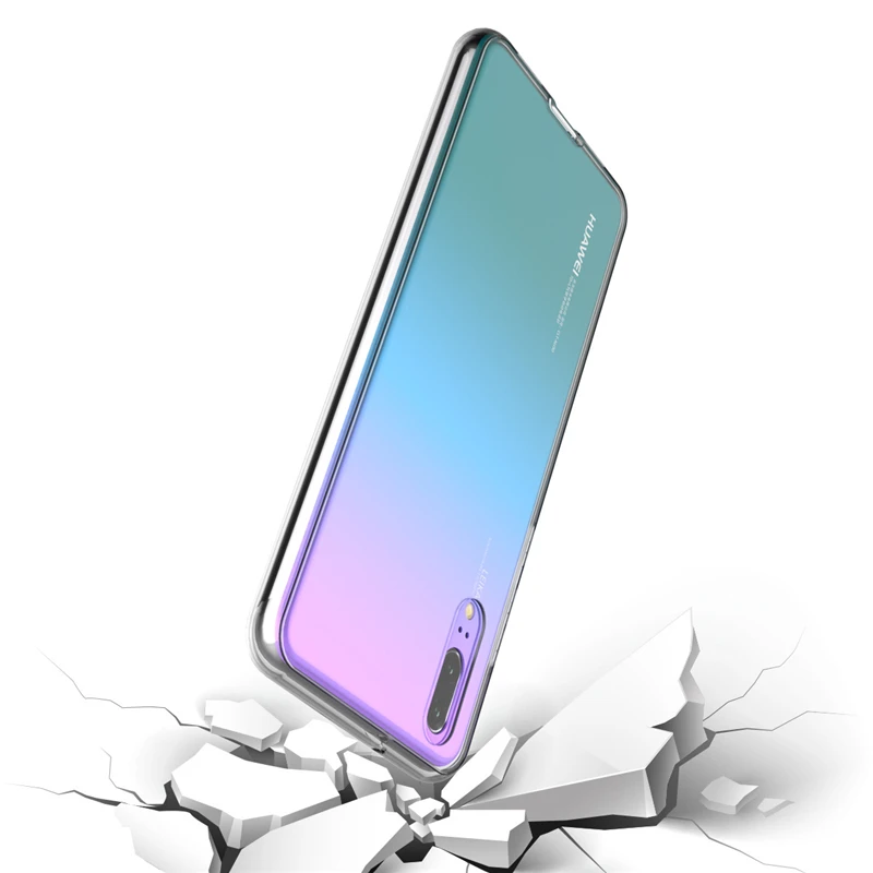 Прозрачный чехол с полной защитой 360 градусов для Huawei P30 Pro P20 Lite P10 Plus P9 P8 Mate 10 20