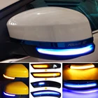 1 пара динамический сигнал поворота светильник светодиодный боковые Зеркало заднего вида последовательным индикатор мигалки лампы для Ford Focus 2 3 Mk2 Mk3 Mondeo Mk4