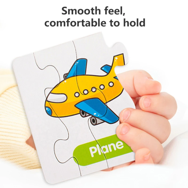 

60/80pcs Baby New Jigsaw Puzzle For Early Education Children Enlightenment Educational Toys For Children Gift Dropshipping