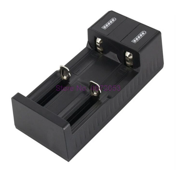 100 шт./лот универсальное 2 слота зарядное устройство USB умное для литий-ионных
