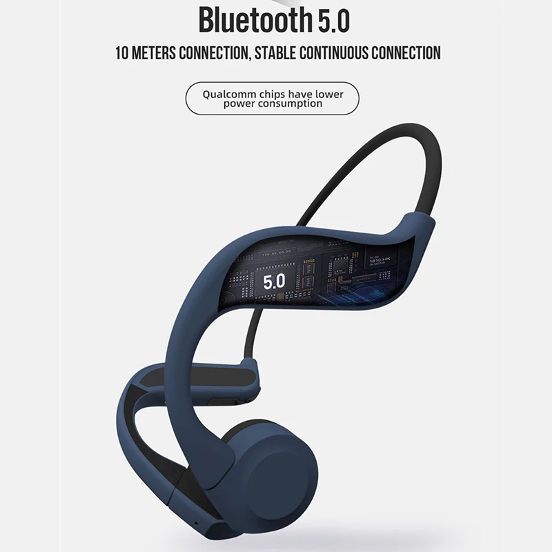 Высококачественная гарнитура с костной проводимостью Беспроводная Bluetooth 5 0