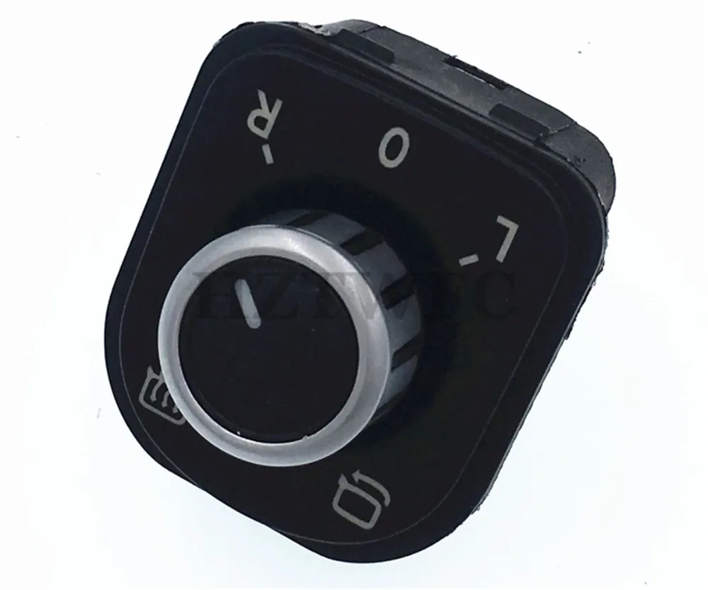 Бесплатная доставка Черный хромированный зеркальный переключатель для VW Jetta Golf