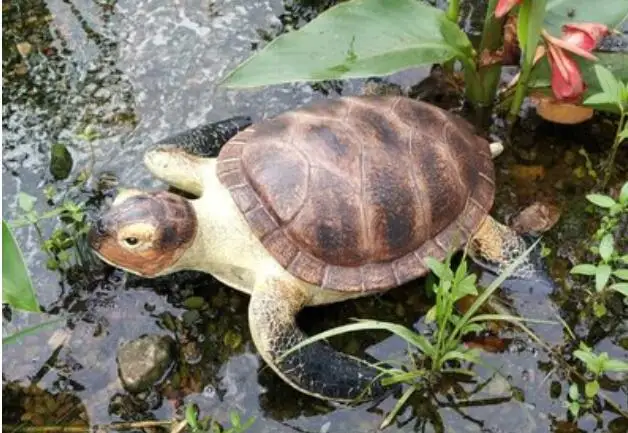 Большая Морская Черепаха кусочки имитация морских животных поделки аквариум для