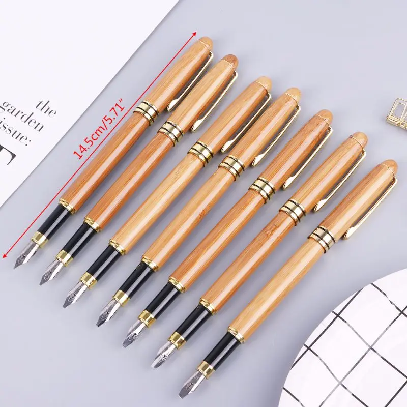 

Bamboo Calligraphy Art Fountain Pen Chisel-pointed Nib 0.7mm-3.0mm Writing Tool