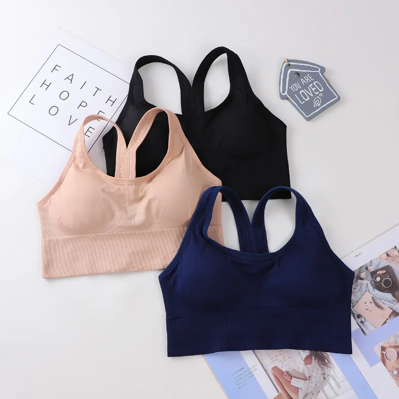 Linbaiway Сексуальные Спортивные бюстгальтеры для женщин нижнее белье без косточек