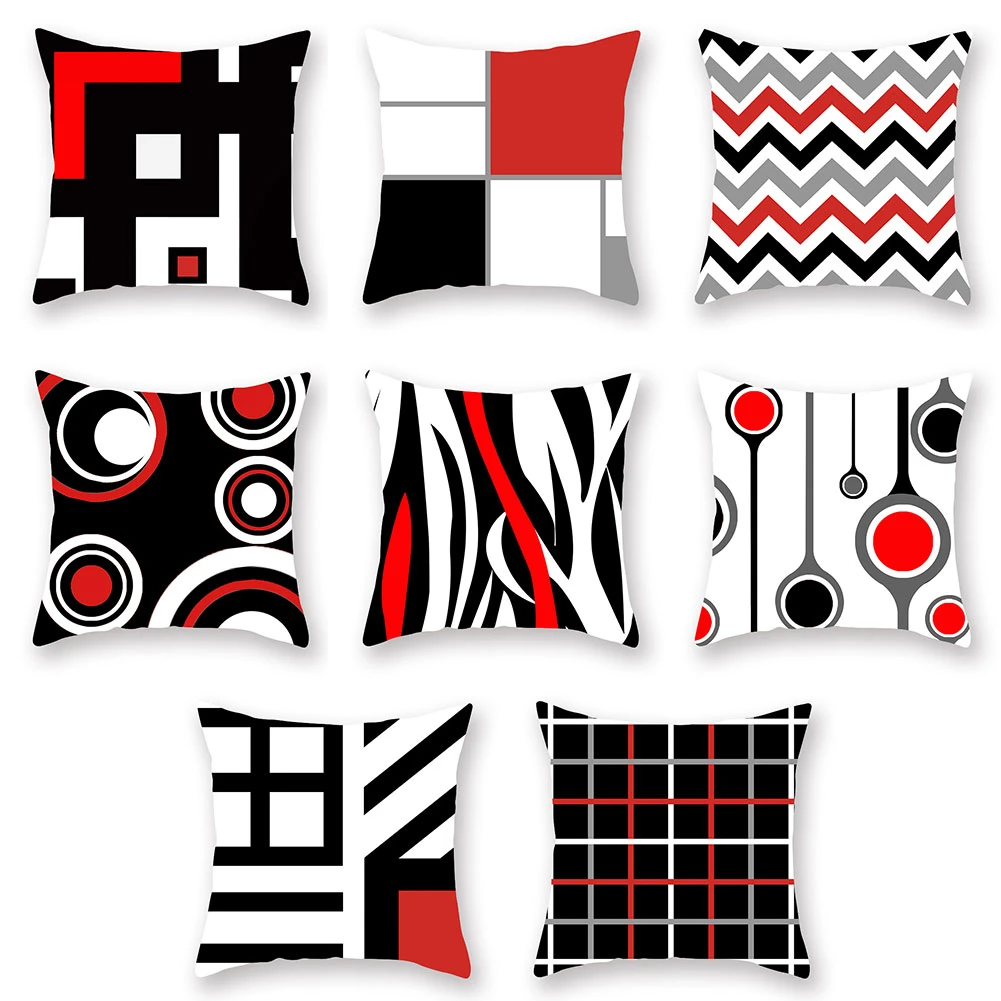 1 шт. чехол с геометрическим узором Чехлы для подушек желтая и серая Алмазная