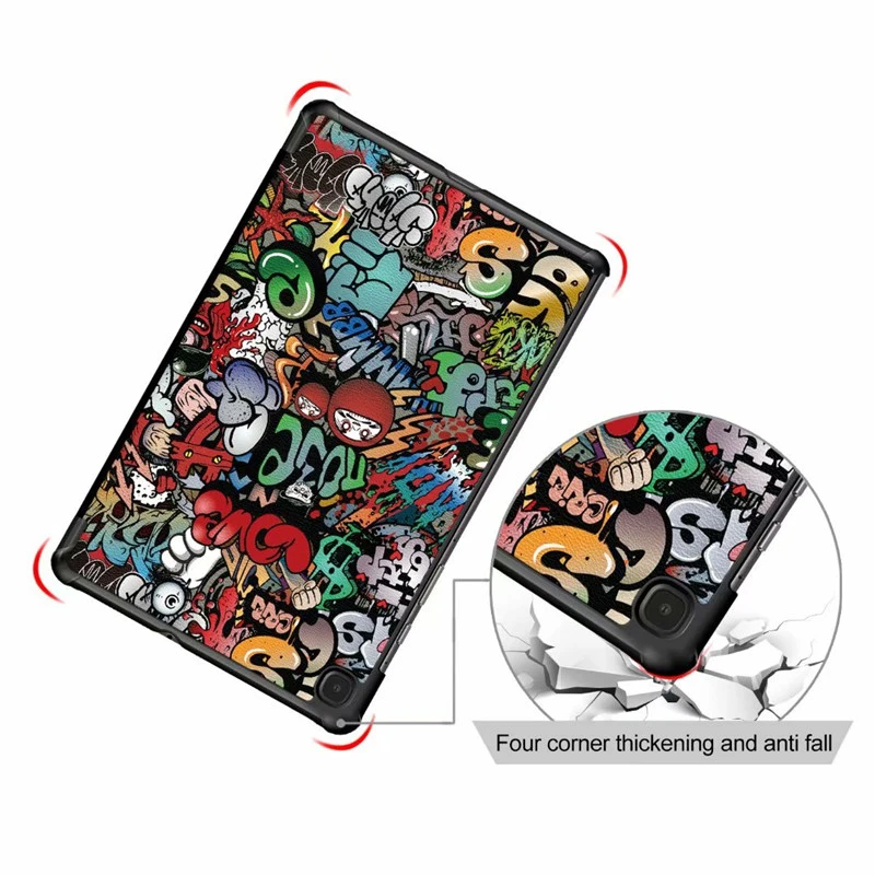 

For Samsung Galaxy Tab S6 Lite 10.4 2020 P610 SM-P610 P615 Case ultra slim Magnet cover Tablet shell Protective Case+ Pen+Film