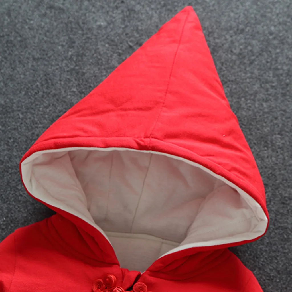 

JAYCOSIN 2020 Hot Newborn Toddler Baby Boys Girls Hooded Romper Jumpsuit Thickened Outfits Clothes Baby Clothes Girl Newborn