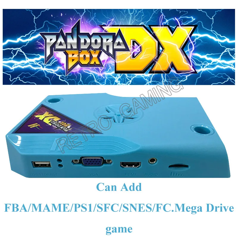Ящик Пандоры DX CRT/CGA VGA HDMI Аркада материнская плата Jamma версия печатной платы 3000 в 1