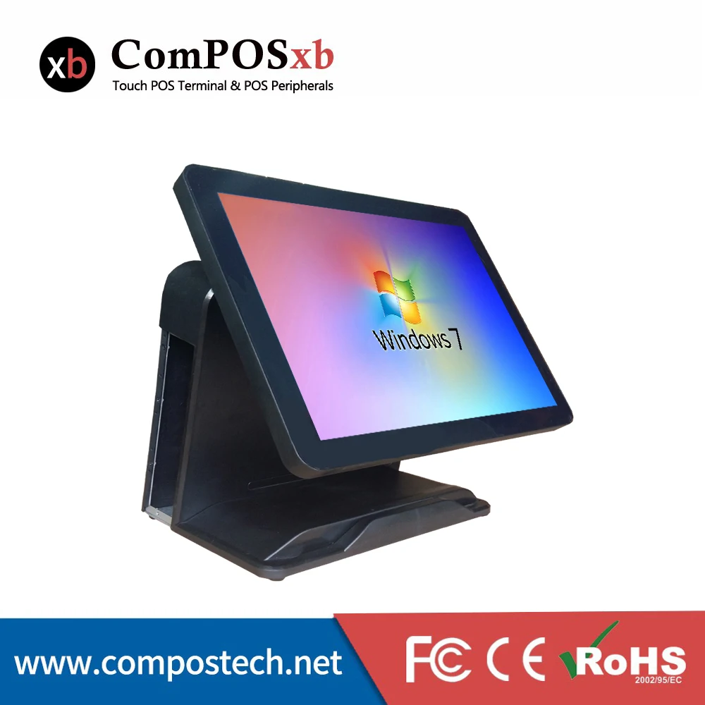 POS-системы Windows Pos все в одном 15-дюймовый POS-терминал емкостный сенсорный кассовый