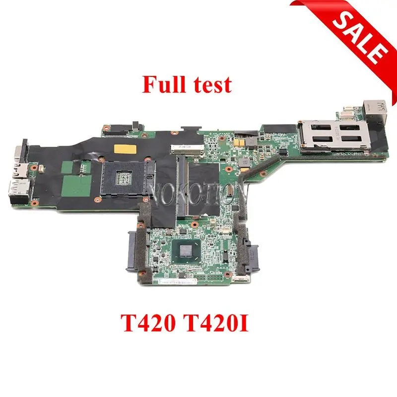 NOKOTION для Lenovo Thinkpad T420 T420I Материнская плата ноутбука FRU 04Y1933 04W2045 63Y1967 63Y1989
