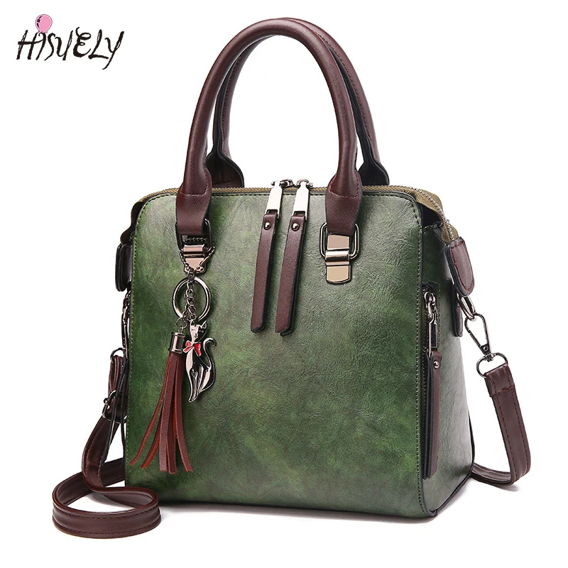 2021 винтажные женские кожаные сумки женская сумка мессенджер тоуты с кисточками
